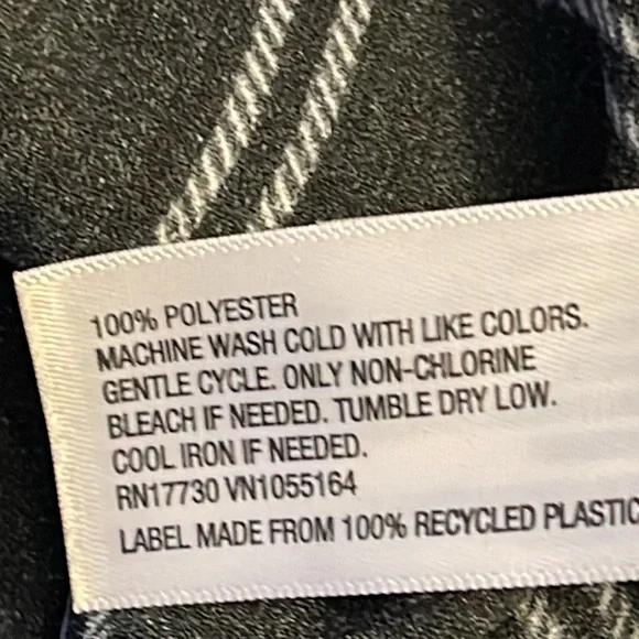 SOLD SOLD SOLD!!!!!A New Day XXL Pullover Dress, Black and White Windowpane - Picture 8 of 9